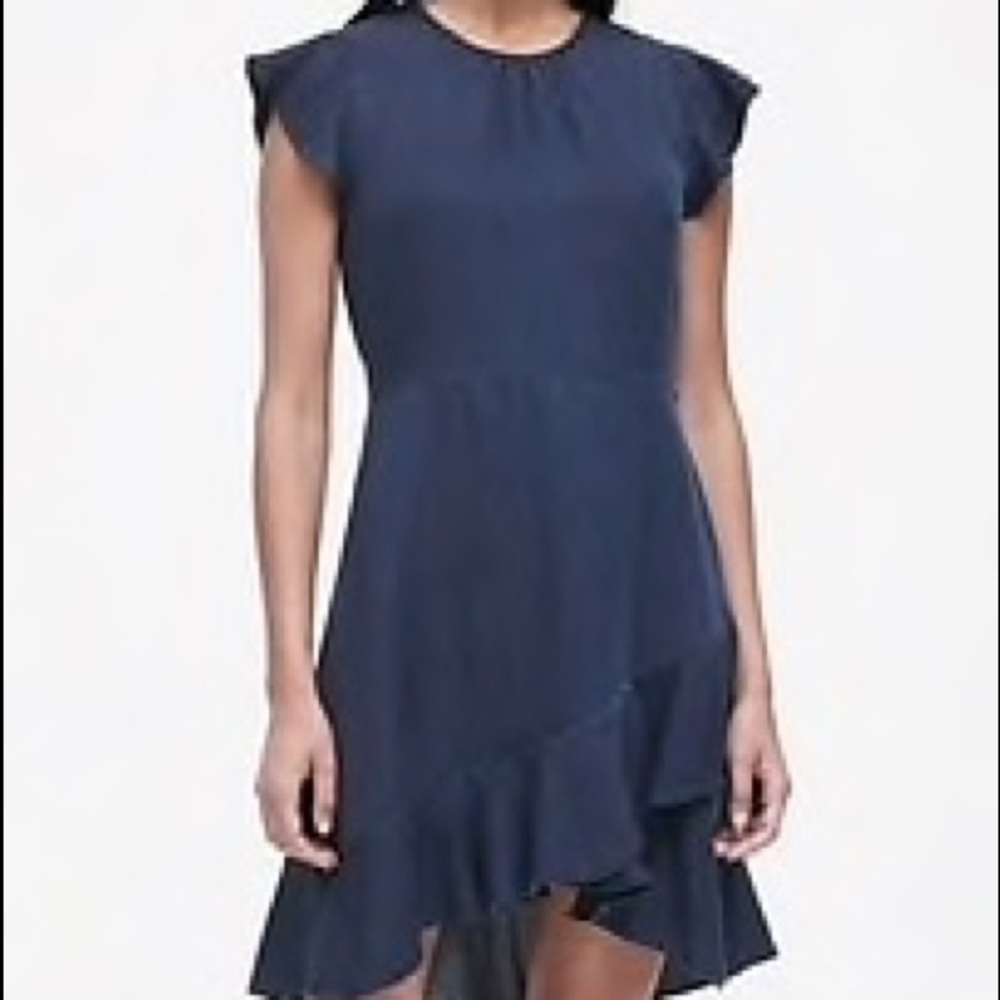 NWT Banana Republic dark TENCEL dress